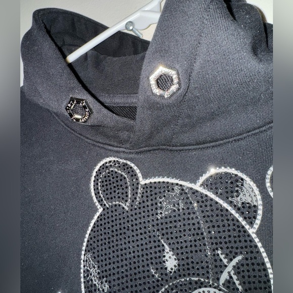 Phillipp Plein Teddy Bear Fashion Week Limited Edition Bejeweled Hoodie - Picture 4 of 6